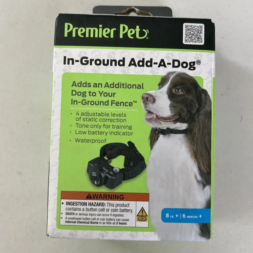 Premier Pet In Ground Fence Adjustable Add-A-Dog Collar Waterproof New  Sealed